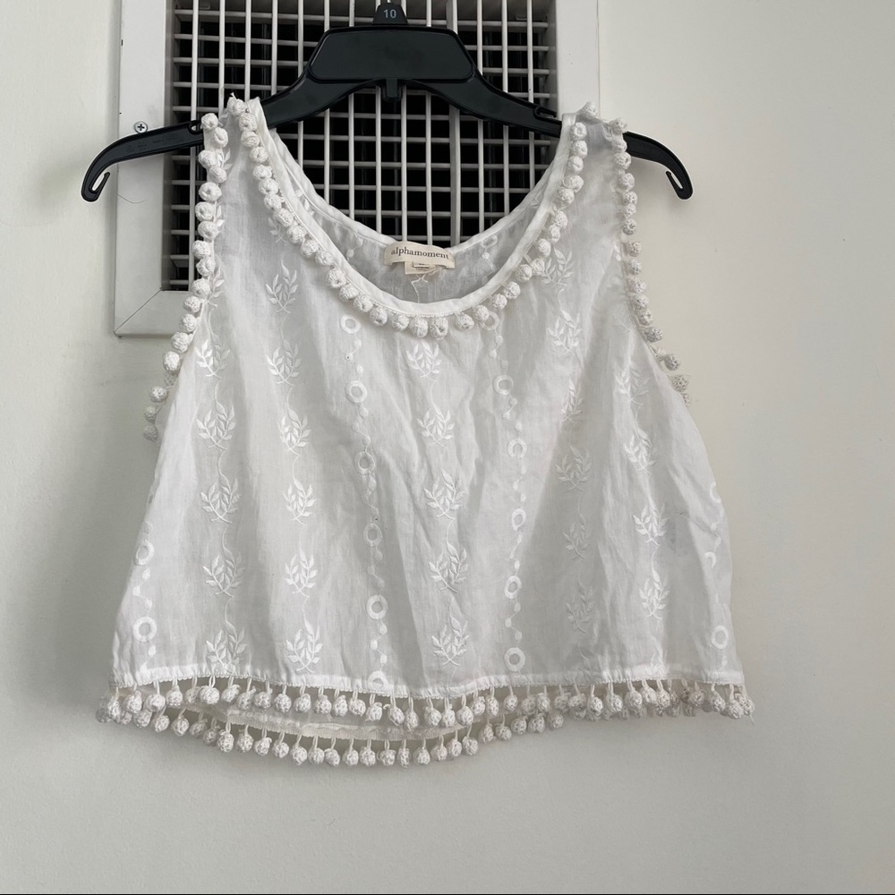 Pom Pom Crop Top